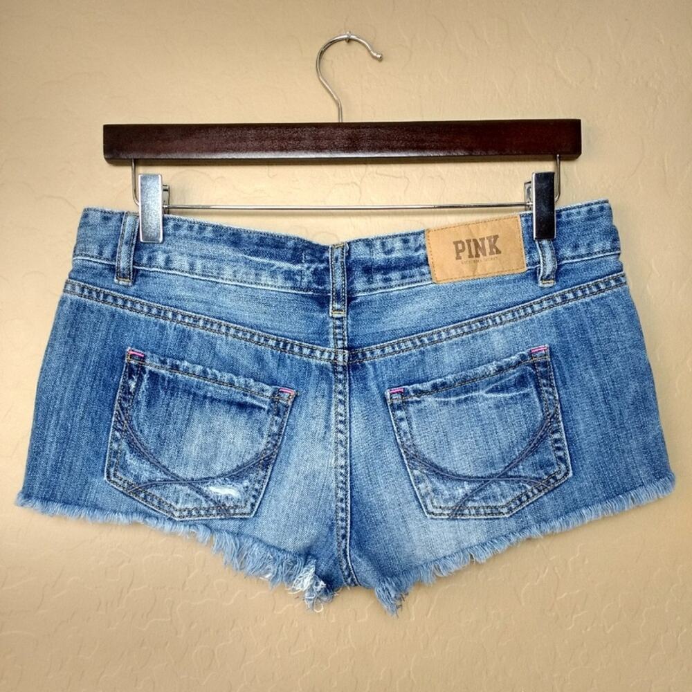 PINK Victoria's Secret Distressed Cut Off Shorts - Picture 5 of 9